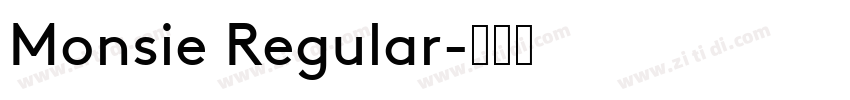 Monsie Regular字体转换